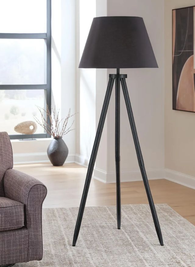 Signature Design by Ashley® Orhan Black Floor Lamp-1