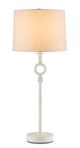 Currey & Company Germaine White Table Lamp-0
