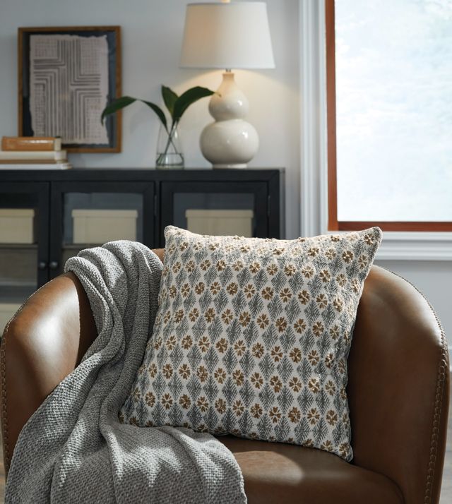 Signature Design by Ashley® Dainwick 4-Piece Brown/Gray/White Throw Pillow Set-3