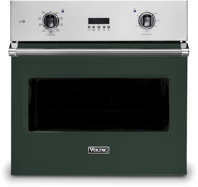 Viking® Professional 5 Series 30" Blackforest Green Built In Single Electric Select Wall Oven-0