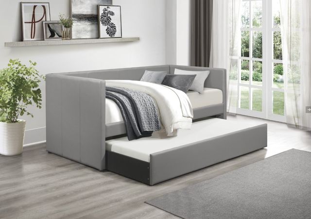 Homelegance® Adra Gray Daybed with Trundle-3