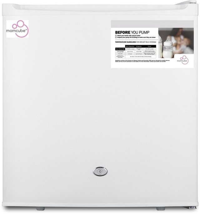Summit® MOMCUBE™ 1.7 Cu. Ft. White Breast Milk Refrigerator-0