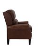 Best Home Furnishings® Joanna Nutmeg Leather High Leg Recliner-3