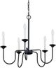 Forty West Barker Black Chandelier-0