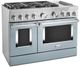 KitchenAid® 48" Misty Blue Pro Style Dual Fuel Range with Griddle-3