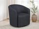 Coaster® Mossbrook Anthracite Upholstered Swivel Chair-5