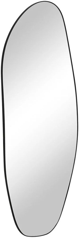 Renwil® Enina Matte Black Accent Mirror-2