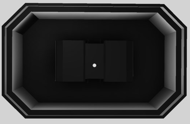 Vent-A-Hood® Designer Series 48" Black Island Range Hood-3