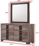 Crown Mark Rangley Brown Dresser-2