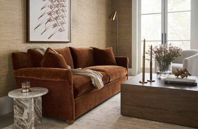 Rowe® Customizable Freya 110" Bench Cushion Extra Long Sofa-1