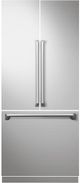 Dacor® 36 in.21.3 Cu. Ft. Panel Ready Built In Counter Depth French Door Refrigerator with Dacor® Modernist Silver Stainless Steel Panel Kit-1