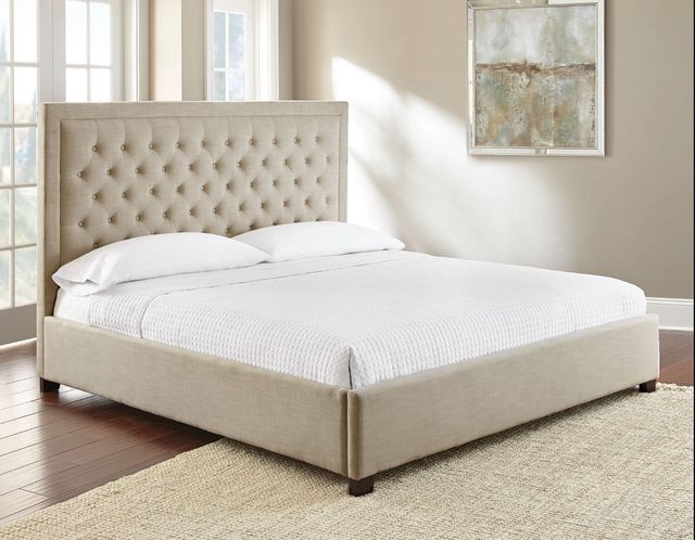 Steve Silver Co. Isadora Sand King Upholstered Bed-3