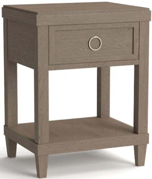 Bassett® Furniture Ventura Chalk Slate Bedside Table-0