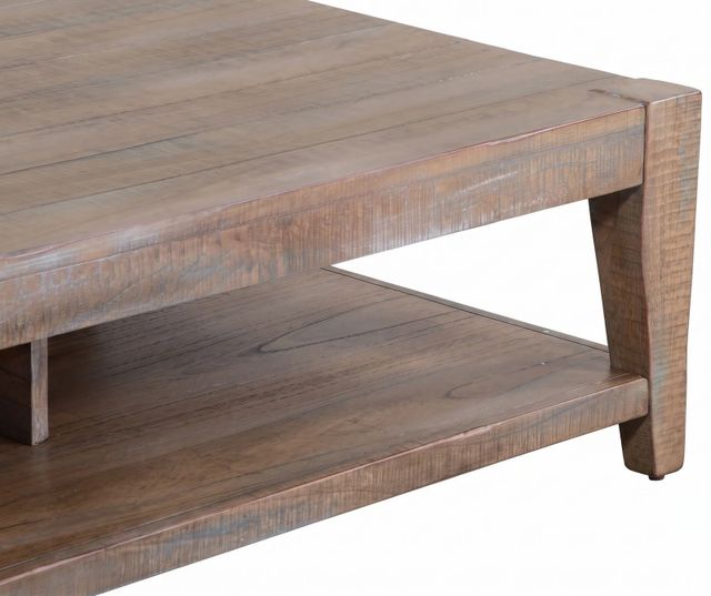 Sunny Designs™ Durango Weathered Square Brown Cocktail Table-2