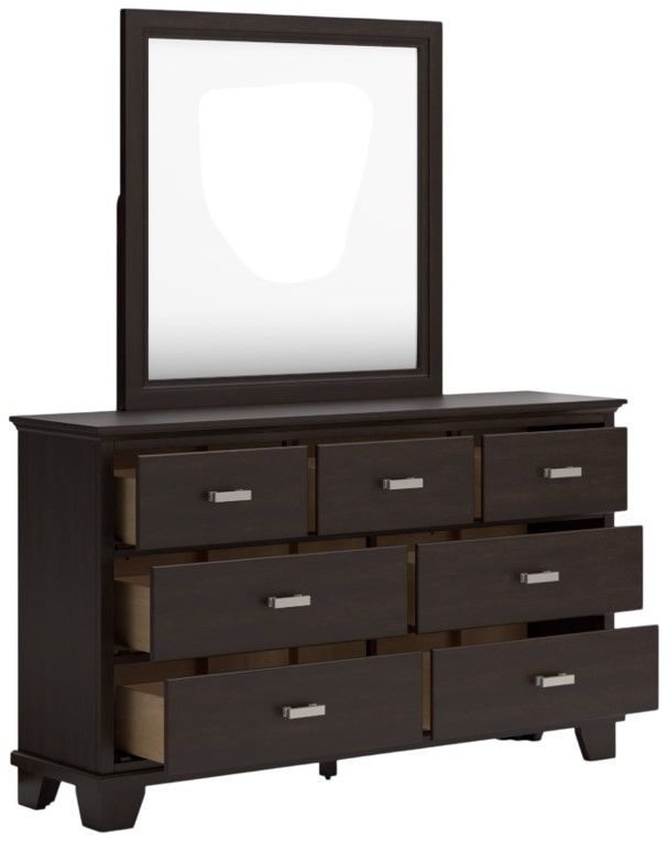 Signature Design by Ashley® Covetown Dark Brown Dresser and Mirror-4