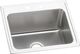 Elkay Lustertone® Classic Lustrous Satin 25" x 21-1/4" x 10-1/8" 2-Hole Single Bowl Drop-In Sink-0