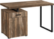 Monarch Specialties Inc. Brown Reclaimed Computer Desk-0