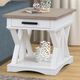 Parker House® Americana Modern 3-Piece Weathered Natural Lift-Top Cocktail Table Set with Cotton Base-2