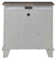 Liberty Furniture River Place Riverstone White/Tobacco Bedside Chest-4
