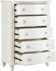 Mazin Furniture Meghan White Youth Chest-2