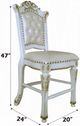 ACME Furniture Vendome 2-Piece Antique Pearl Counter Stool Set-2