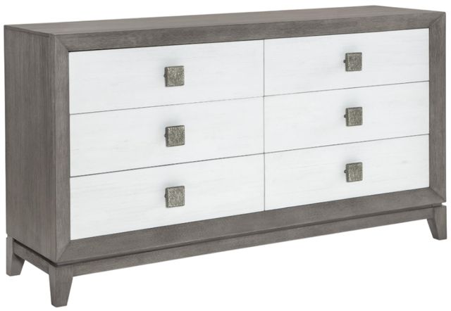 Legacy Classic Terra Luna Nightfall/White Cloud 6-Drawer Dresser-0