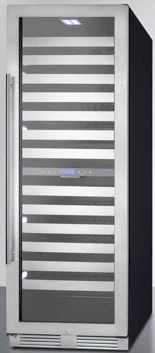 Summit® 24" Stainless Steel Wine Cooler-1