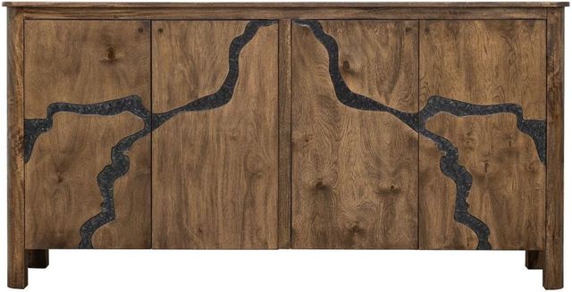 International Furniture Direct Halo Brown Console-2