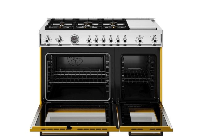 Bertazzoni Professional Series 48" Giallo Pro Style Dual Fuel Range-1