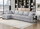 Homelegance® Pompano 3-Piece Gray Left-Arm Facing Sectional with Chaise-1