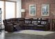 Nationwide Furniture Distributors 3 Piece Power Reclining Sectional with LED Lights-0