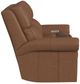 Flexsteel® Customizable Bernard Leather Power Reclining Loveseat with Console, Headrest and Lumbar-4