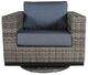CabanaCoast® Customizable Naya Wicker Outdoor Lounge Swivel Glider-1