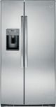 GE® 25.4 Cu. Ft. Side-by-Side Refrigerator-Stainless Steel-0