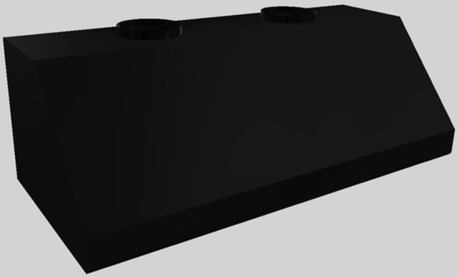 Vent-A-Hood® 54" Black Wall Mounted Range Hood-3