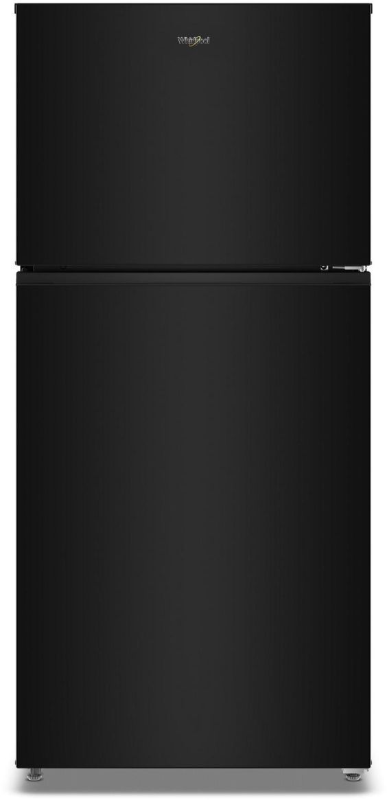 Whirlpool® 30'' 19.3 Cu. Ft. Black Top Freezer Refrigerator with Total Coverage Cooling-0