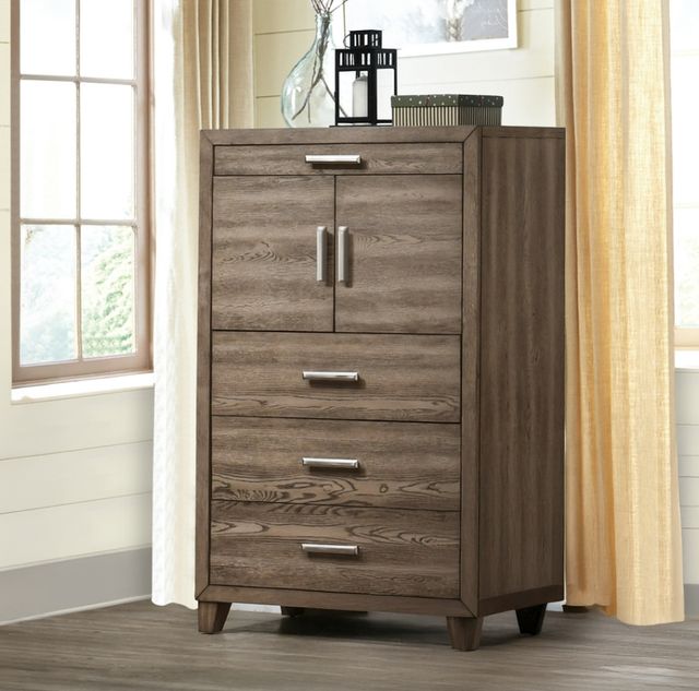 New Classic® Home Furnishings Harrisburg Walnut Chest-1