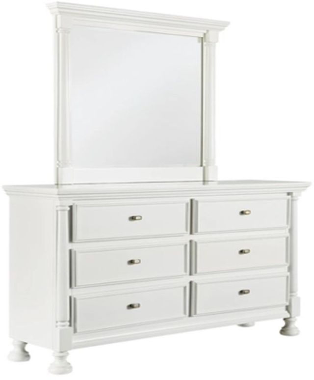 Signature Design by Ashley® Kaslyn 3-Piece White Twin Panel Bed Set-3