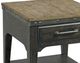 Kincaid® Plank Road Artisan's Charcoal Drawer End Table-1