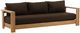 Dovetail Furniture Naya Natural/Woolacombe Chocolate Acrylic/Wooden Outdoor Sofa-0