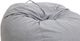 CordaRoy's® Light Gray Fabric Full Outdoor Bean Bag Chair-2