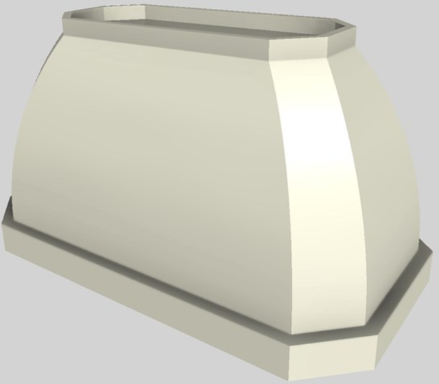 Vent-A-Hood® Designer Series 54" Biscuit Island Range Hood-2