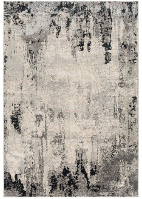Surya Impulse Cream/Light Gray 4'x6' Area Rug-0