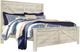 Signature Design by Ashley® Bellaby 3-Piece Whitewash Queen Panel Bed Set-1