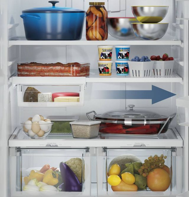 GE® 33 in. 24.8 Cu. Ft. Fingerprint Resistant Stainless Steel Bottom Freezer Refrigerator-8
