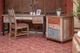 International Furniture Direct Antique Multi-Colored 5-Drawer Writing Desk-2