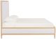 Bassett® Furniture Willow Natural Sand Queen Upholstered Panel Bed-3