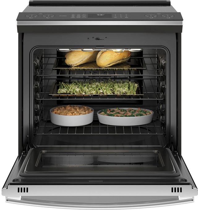 GE Profile™ 30" Fingerprint Resistant Stainless Steel Slide In Induction Range-2