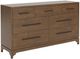 Riverside Furniture Calhoun Whiskey Oak 7-Drawer Dresser-0