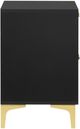 Coaster® Kendall Black/Gold Nightstand-3